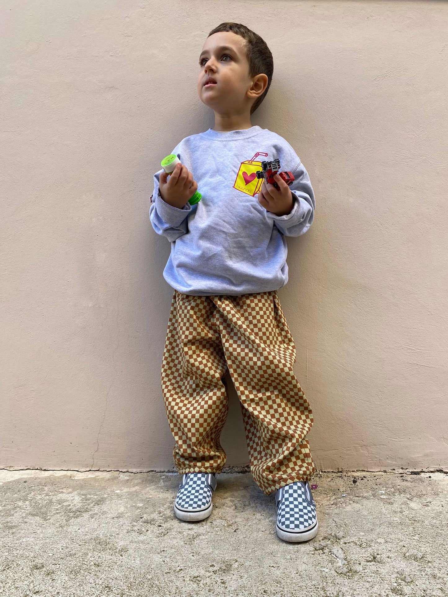 Pantalone Brick a scacchi