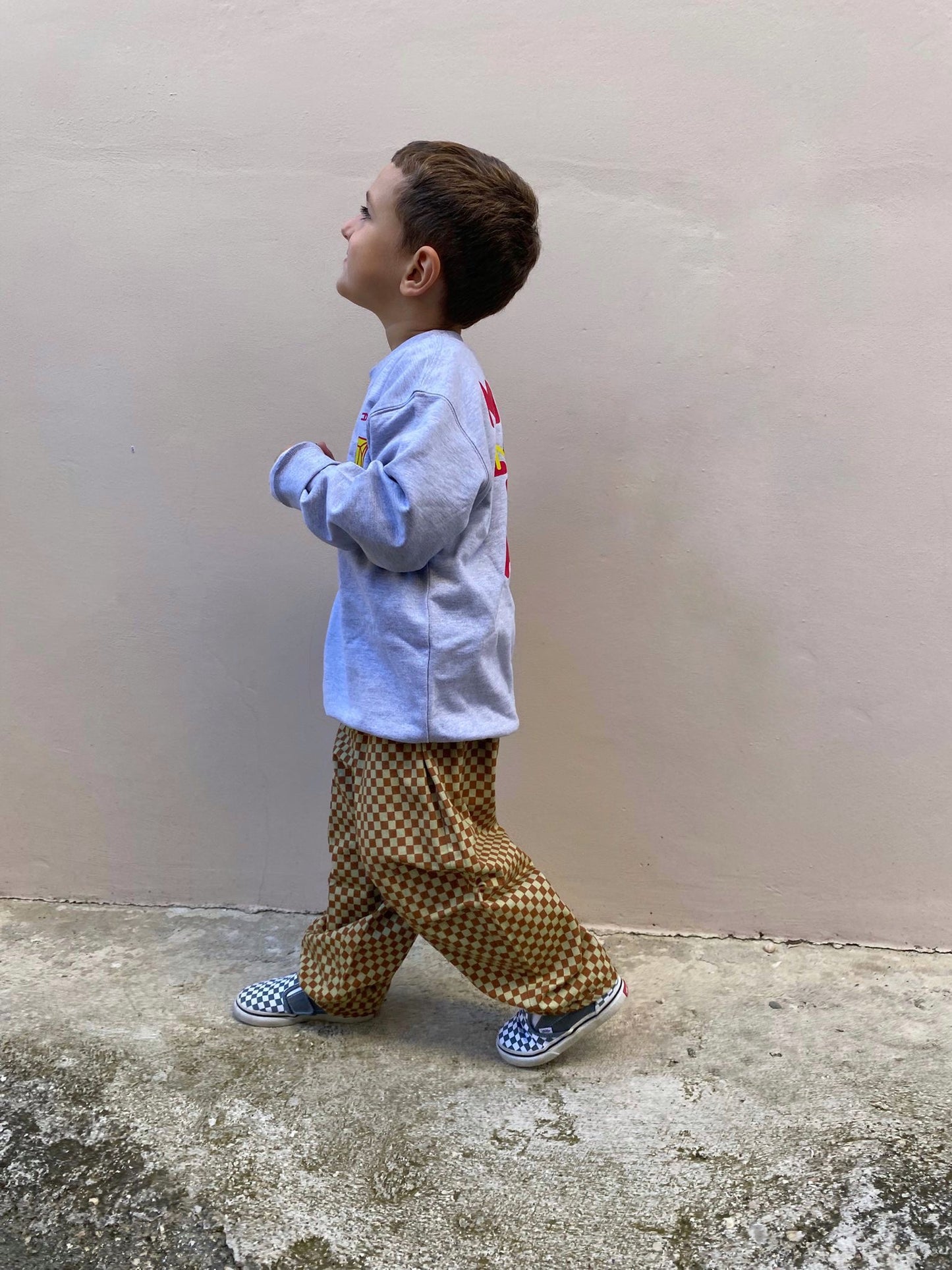 Pantalone Brick a scacchi