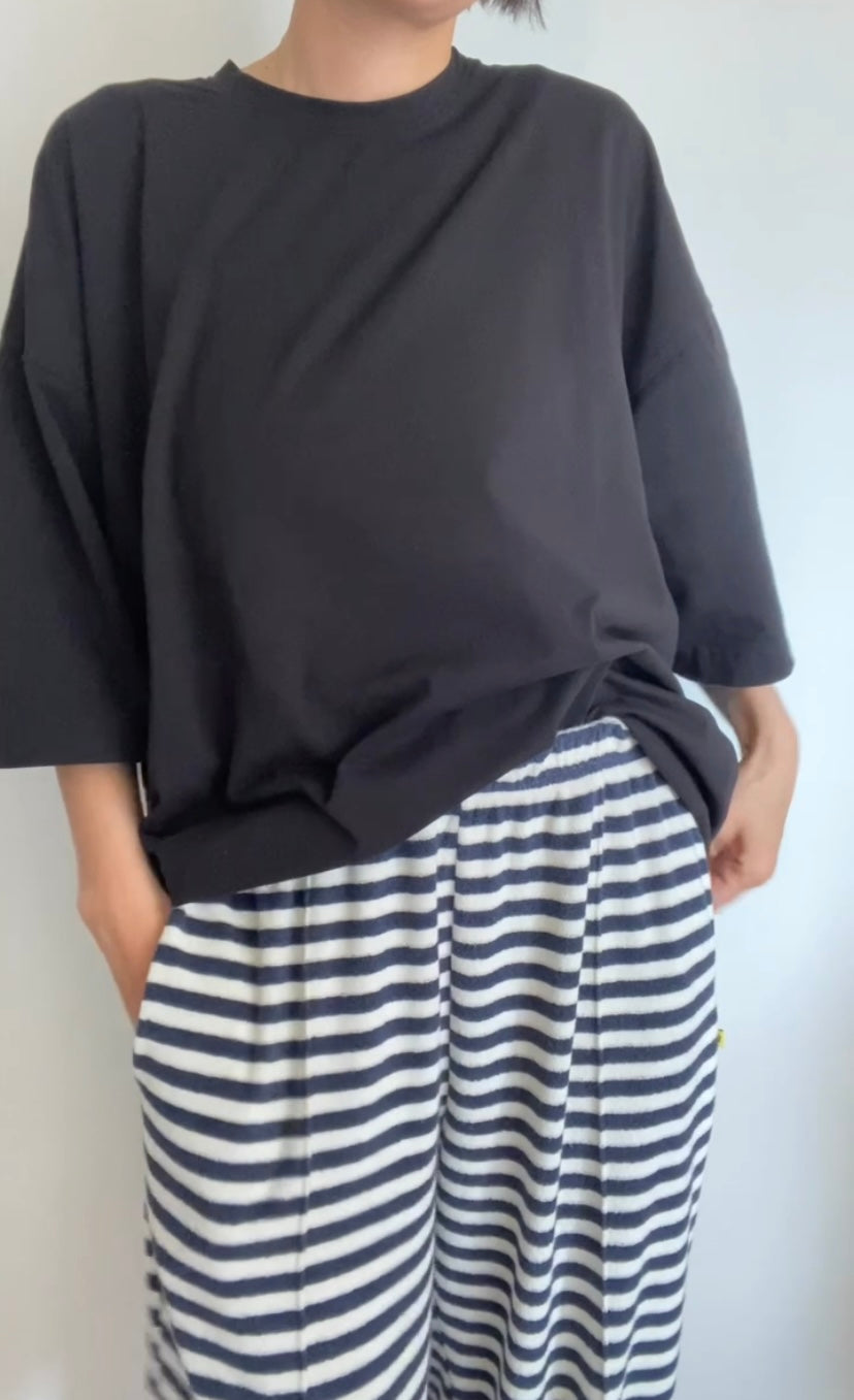 Pantalone stripes mom