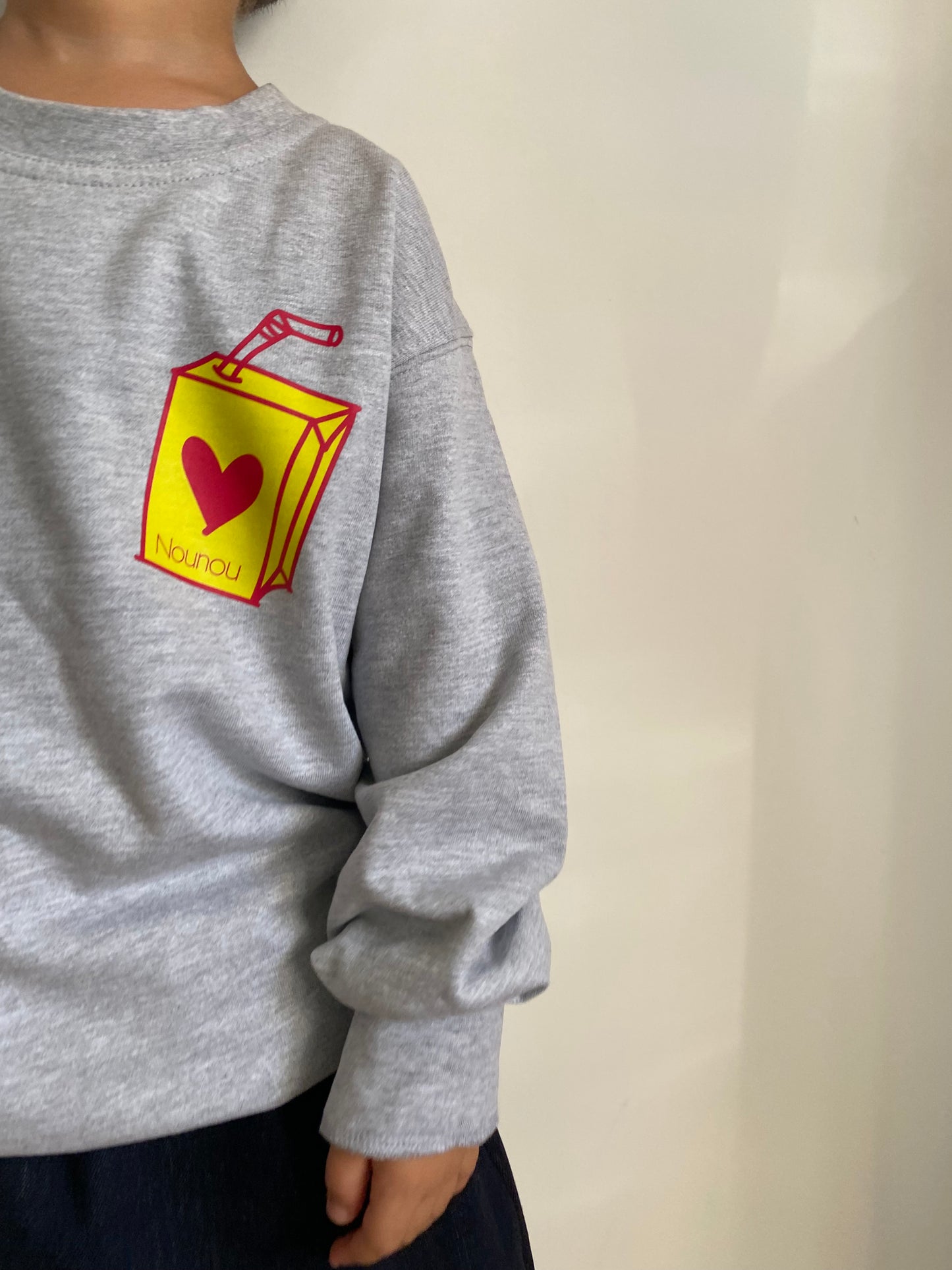 Felpa more snacks grigia