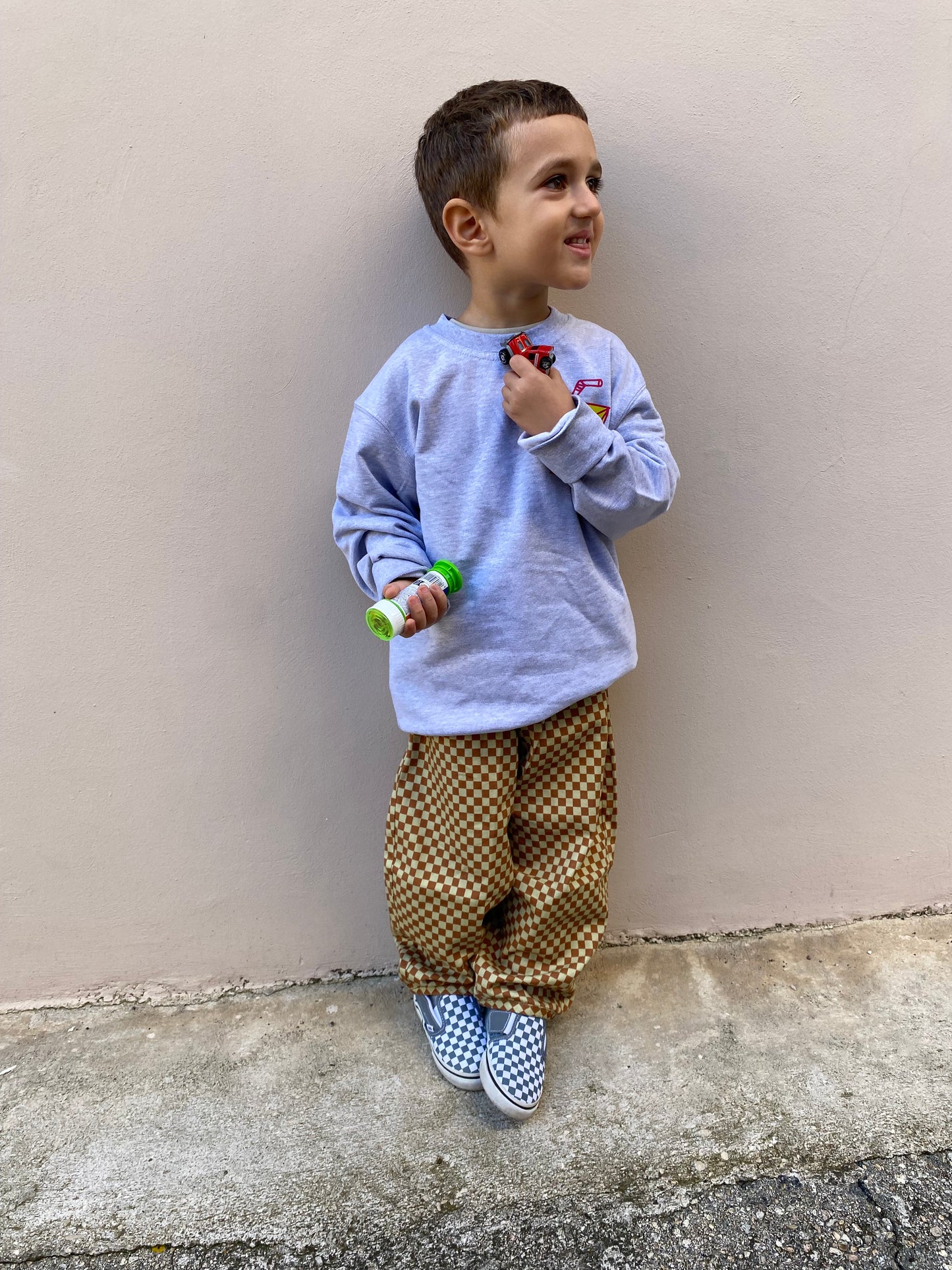 Pantalone Brick a scacchi