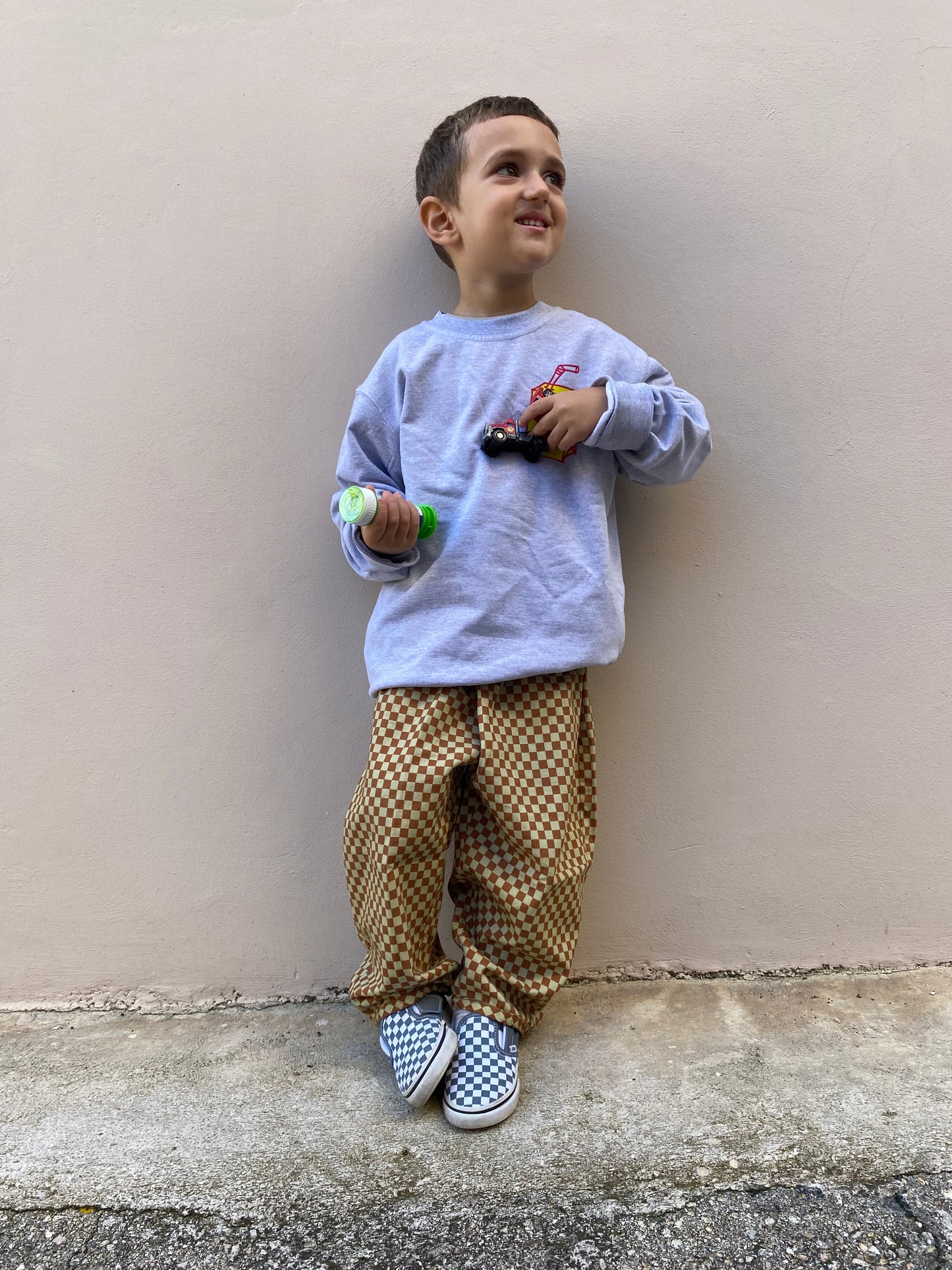 Pantalone Brick a scacchi