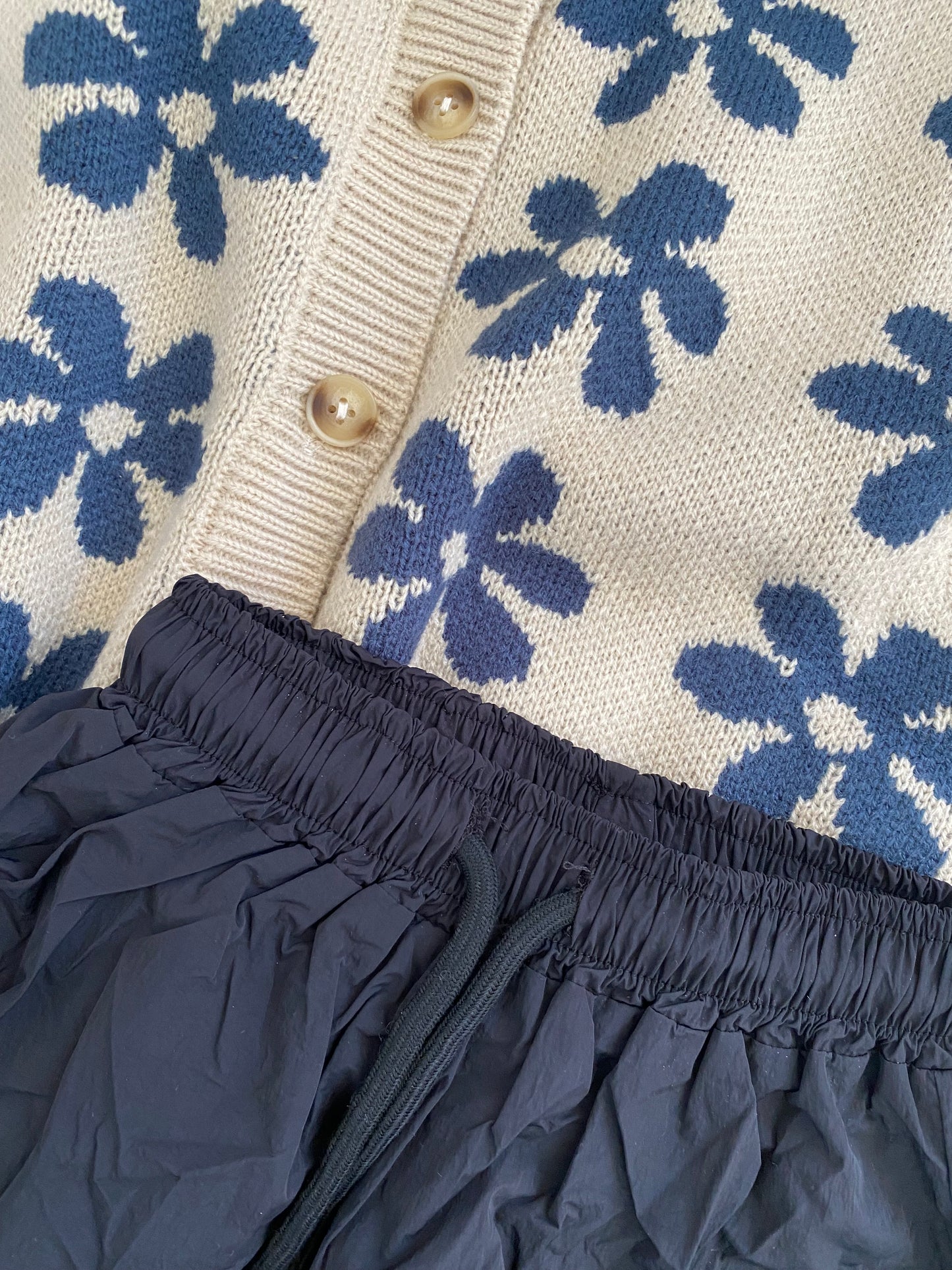 Cargo skirt blu