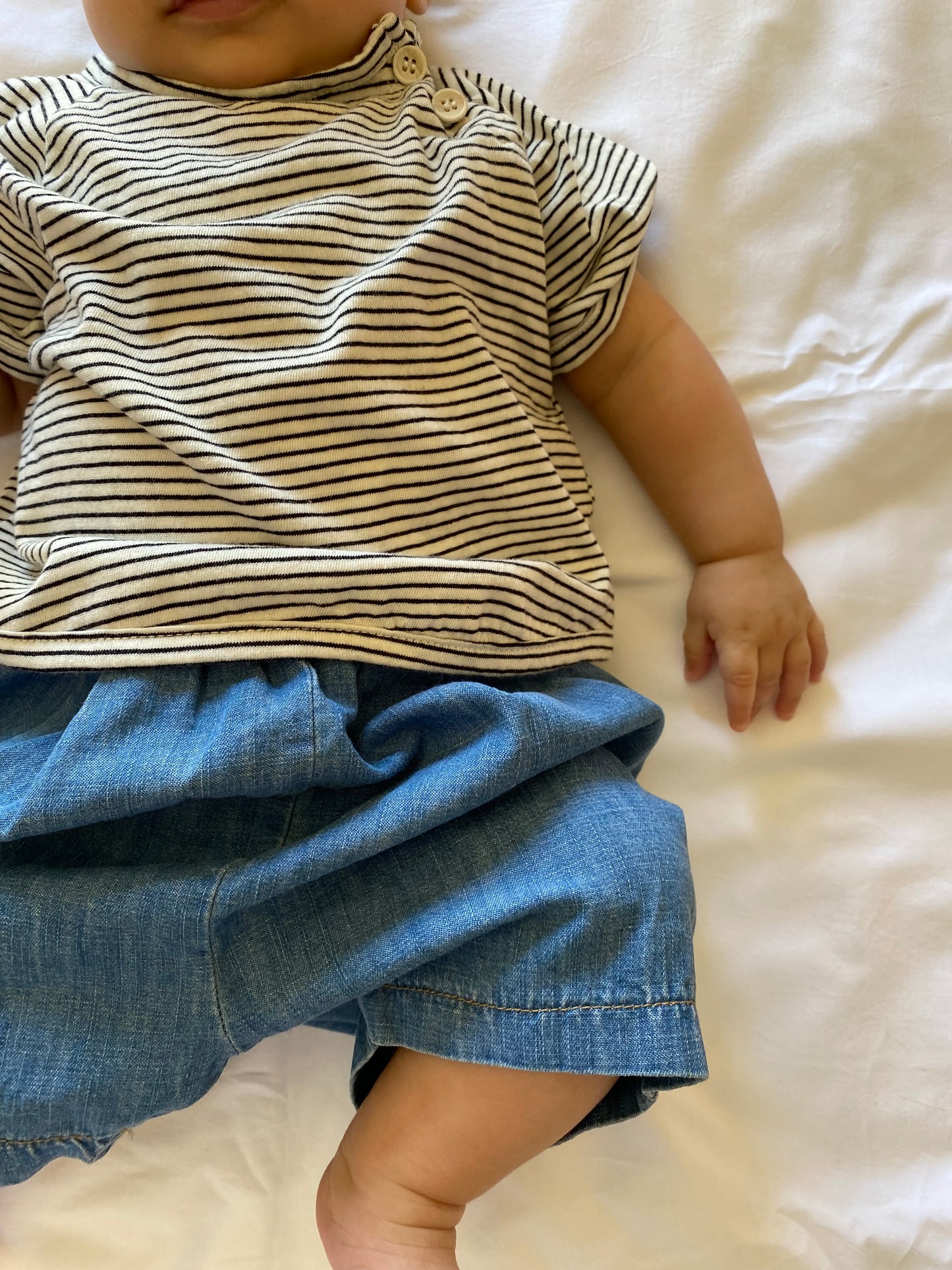 Shorts in denim bebè