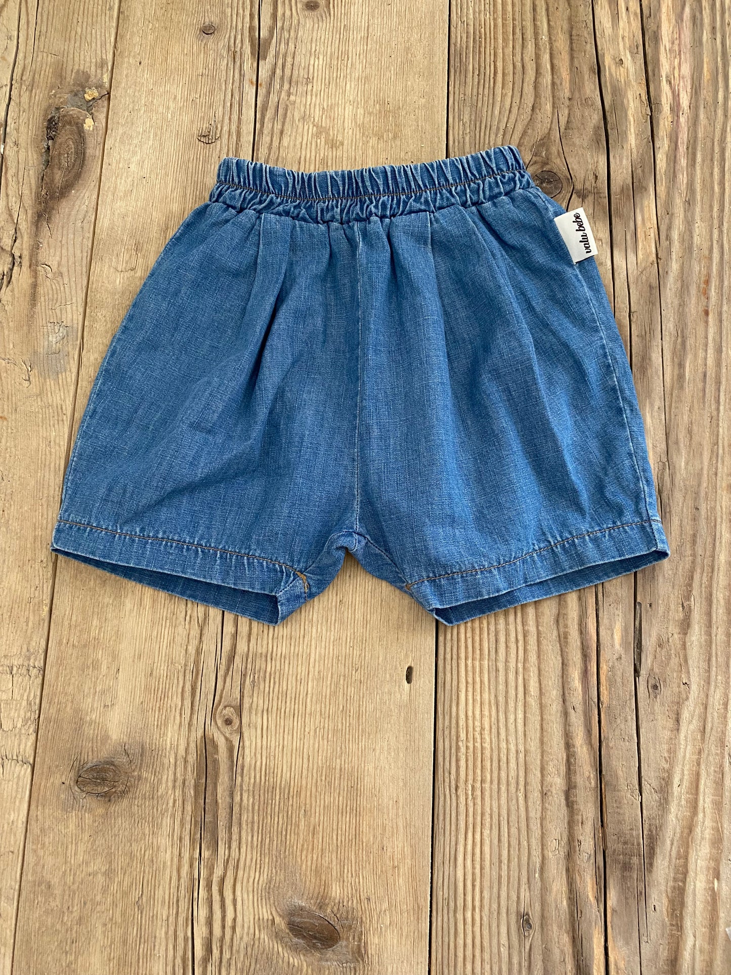 Shorts in denim bebè