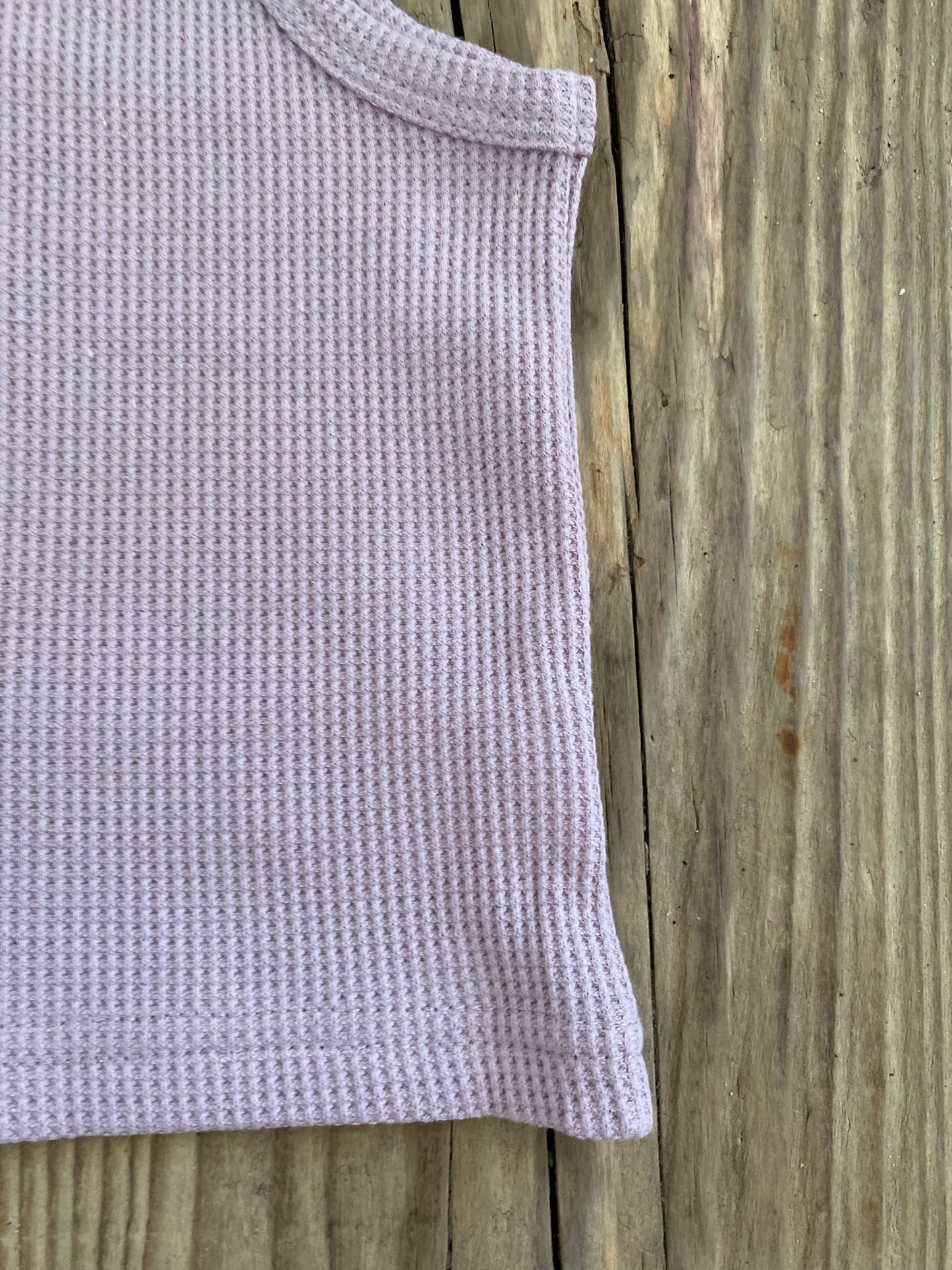 Coordinato waffle lilla