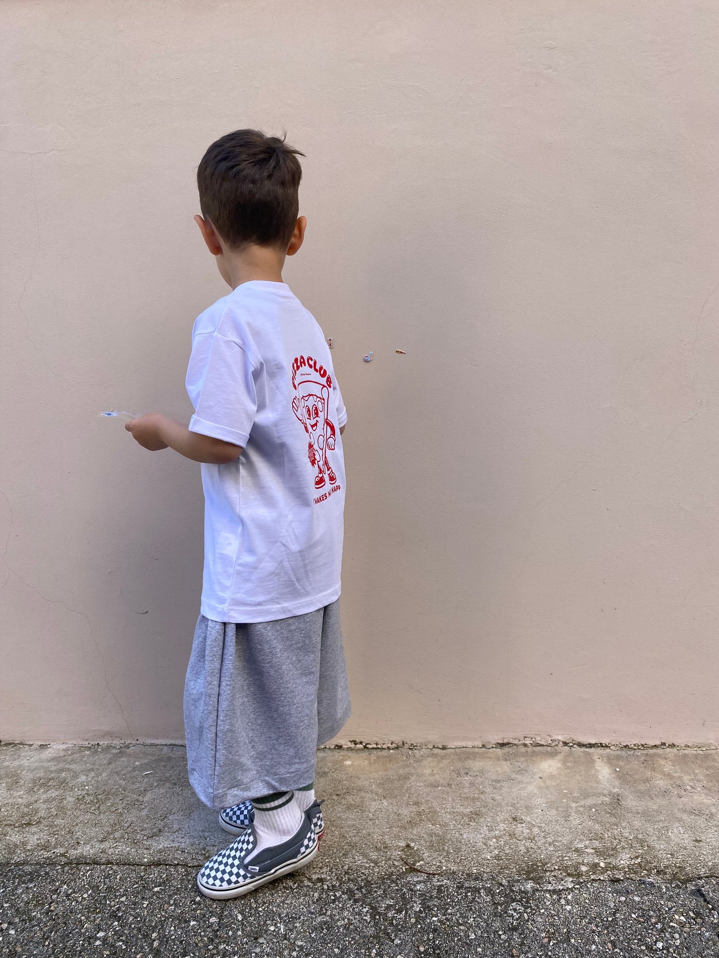 T-shirt pizza club rossa