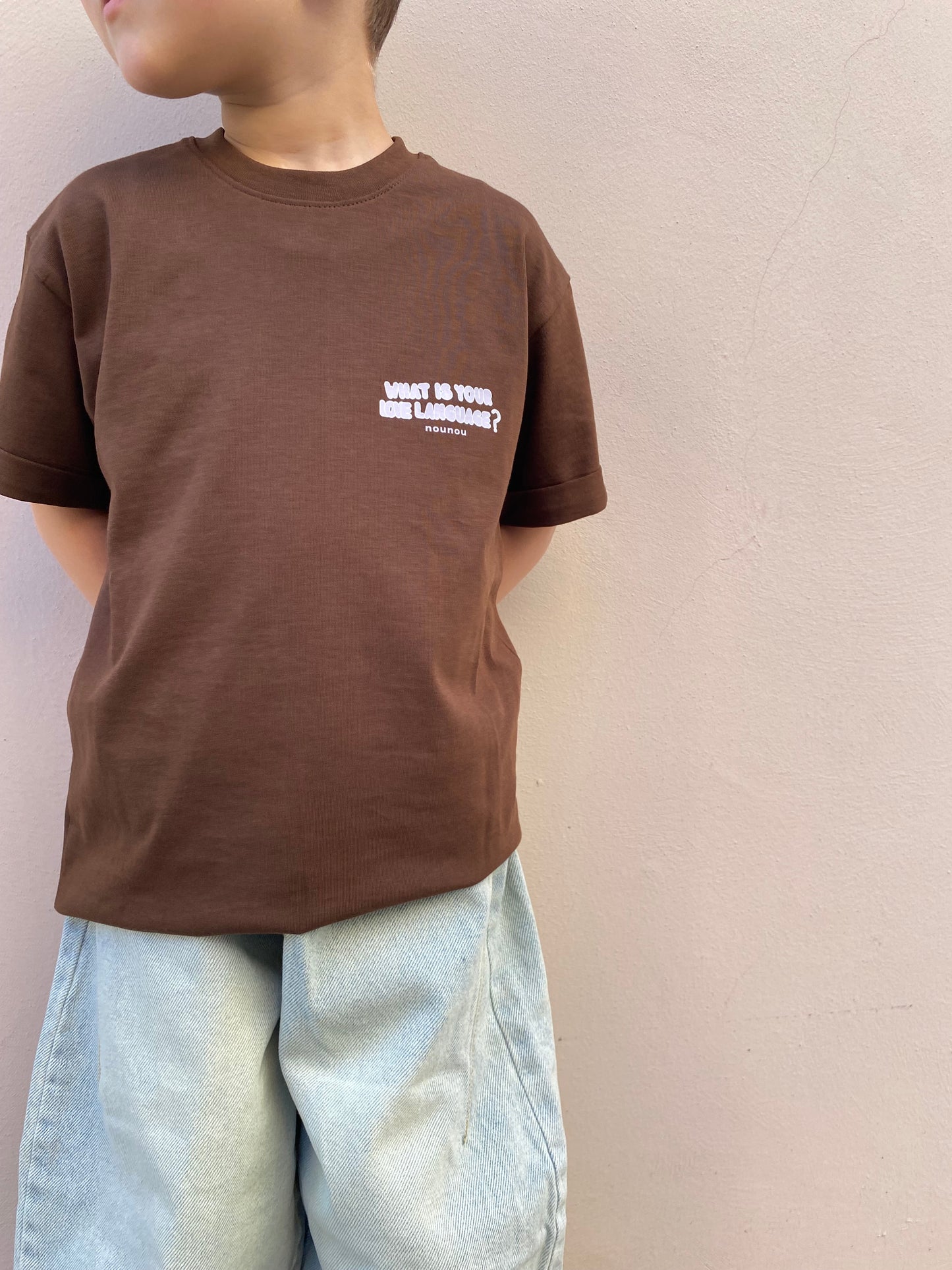 T-shirt love language