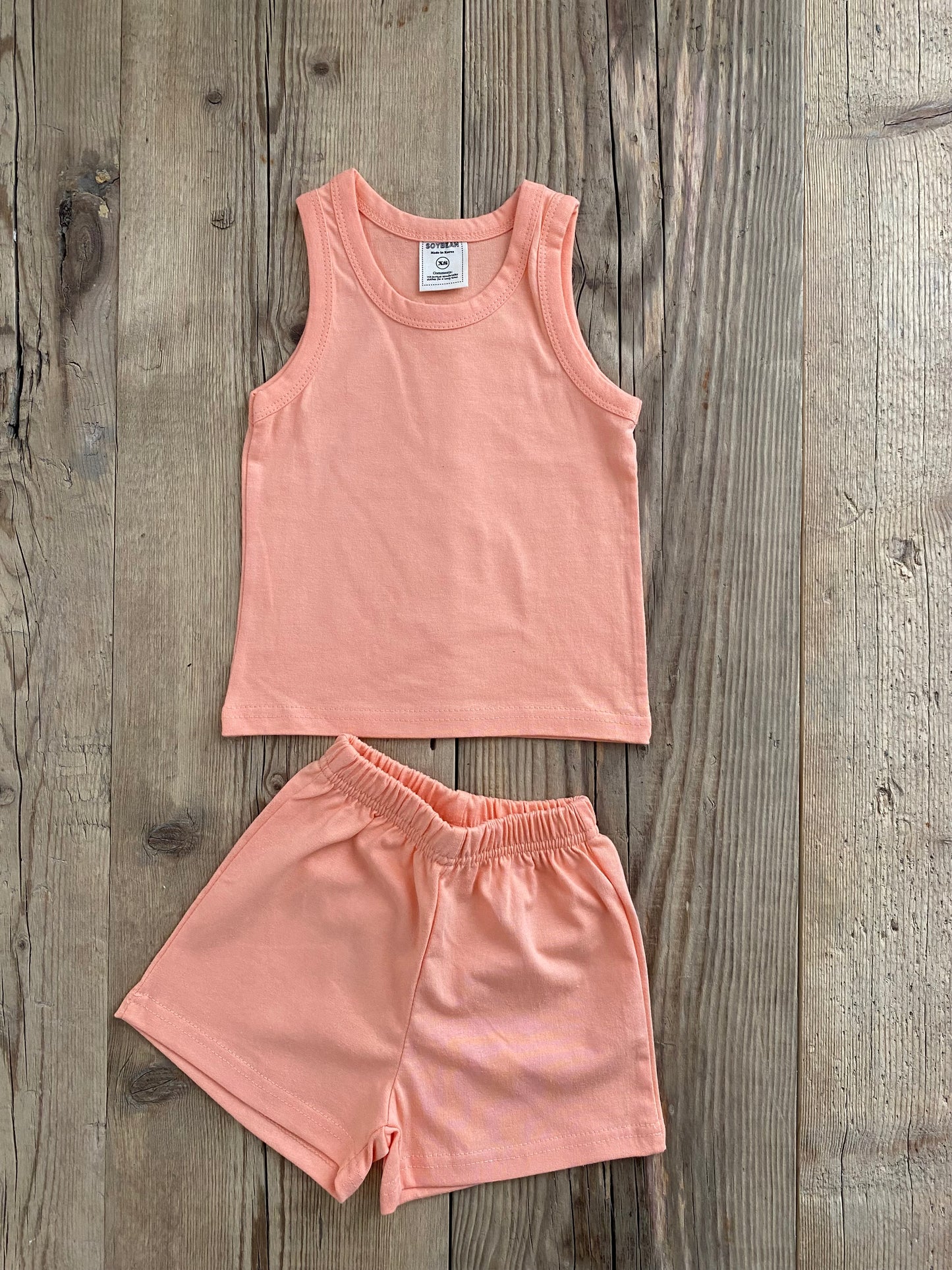 Coordinato basic albicocca