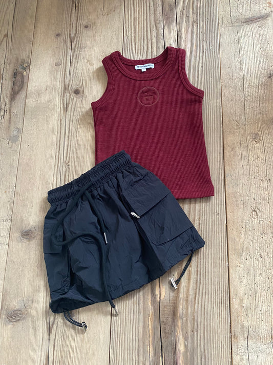 Nsk tank top Borgogna