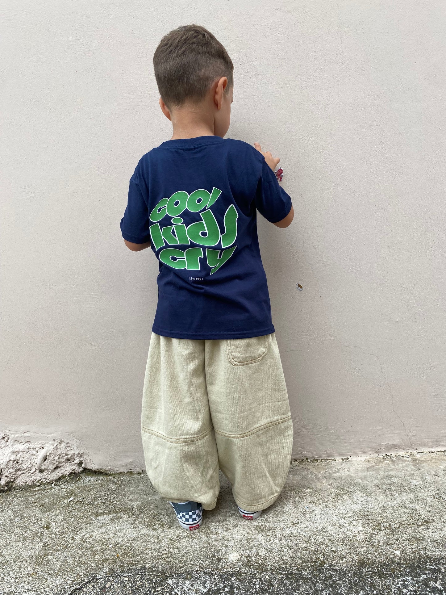 T-shirt blu navy cool Kids cry