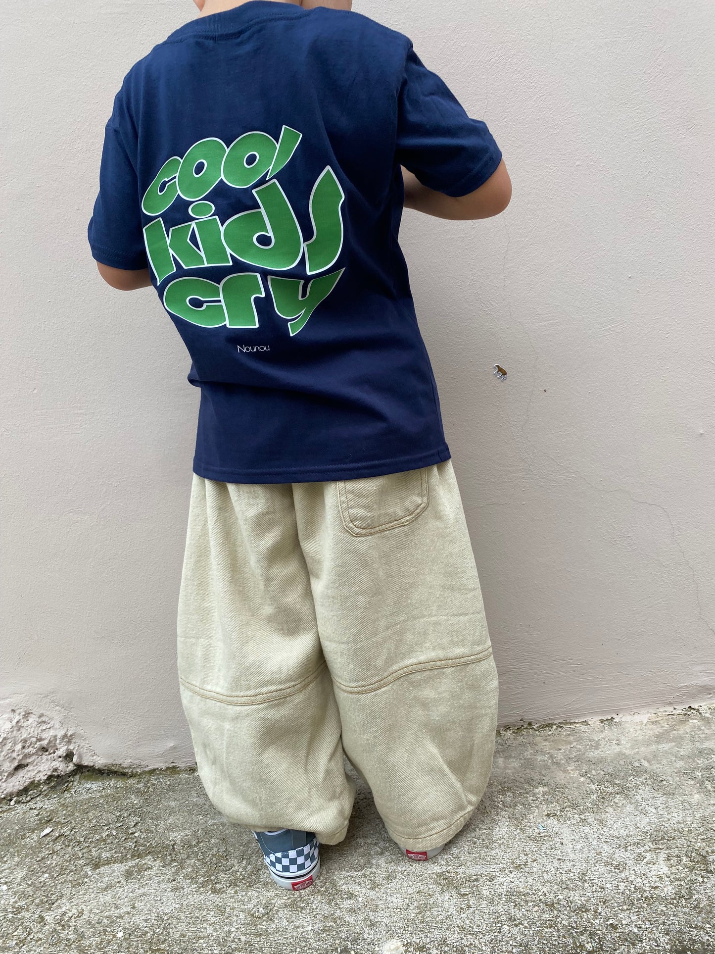 T-shirt blu navy cool Kids cry