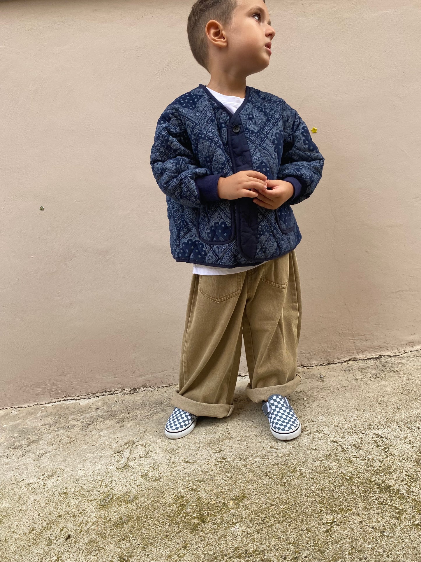 Pantalone in denim over