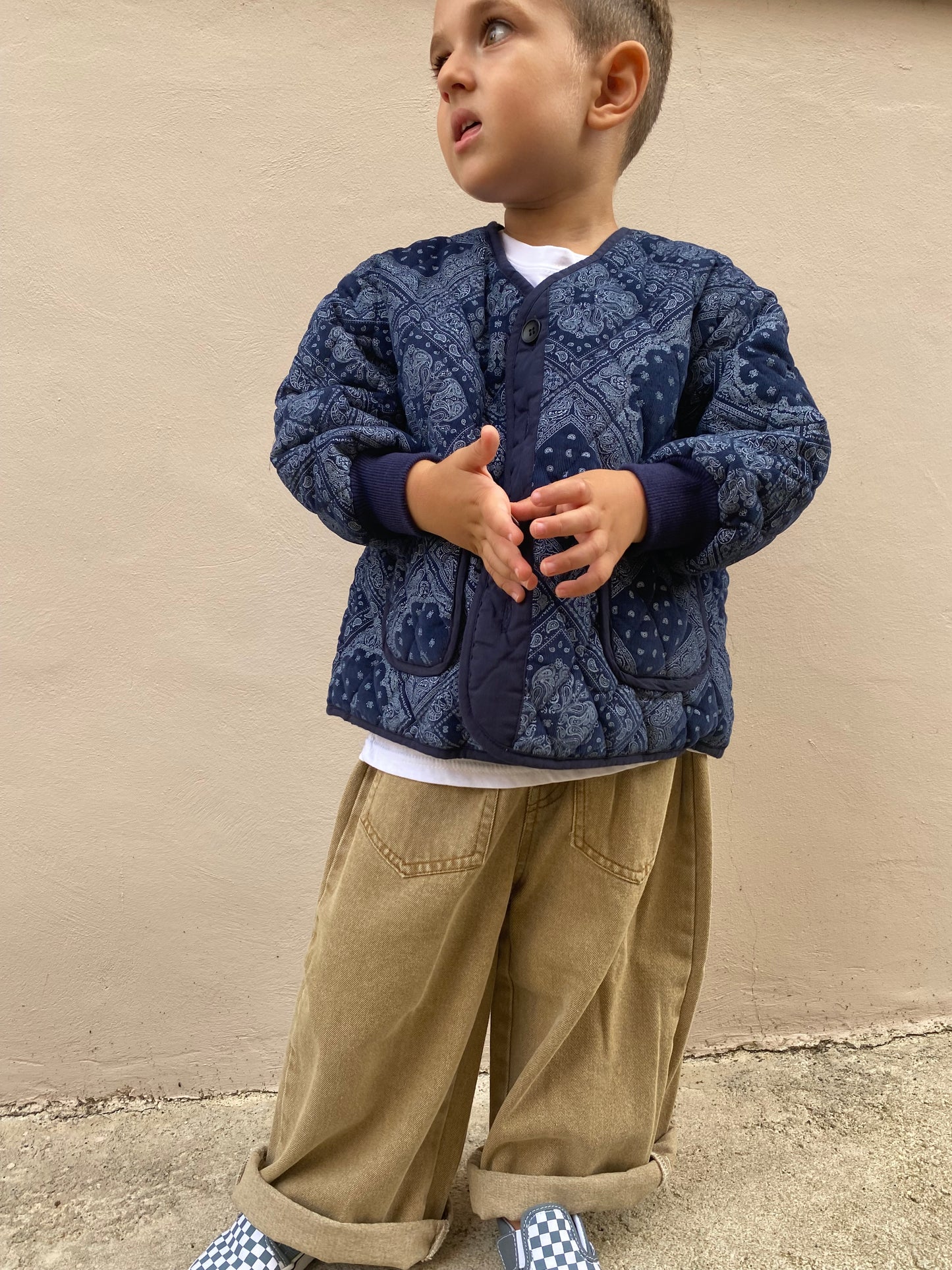 Pantalone in denim over