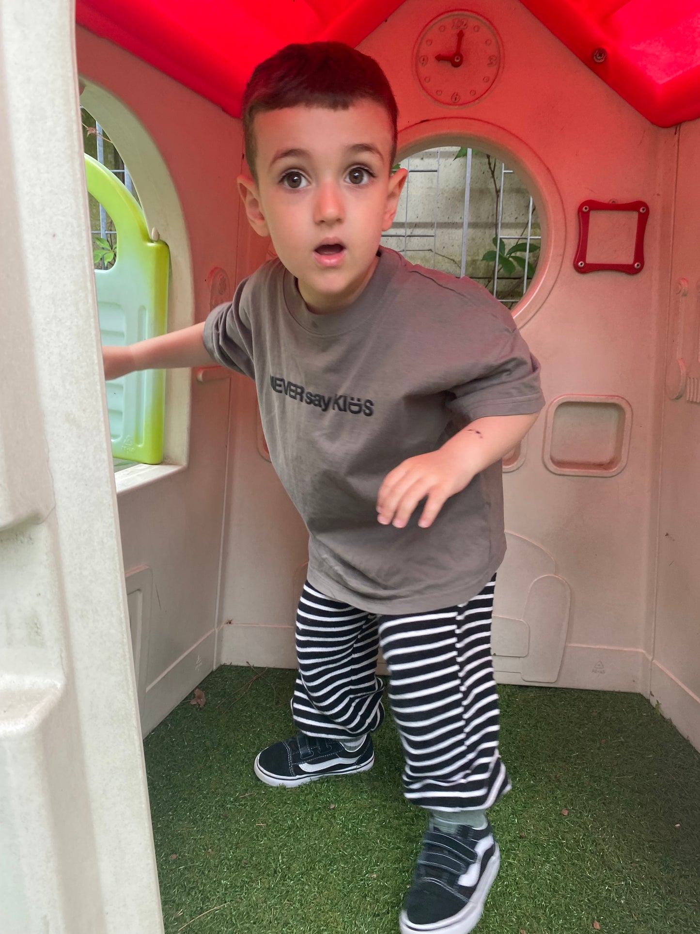 Pantalone righe nero