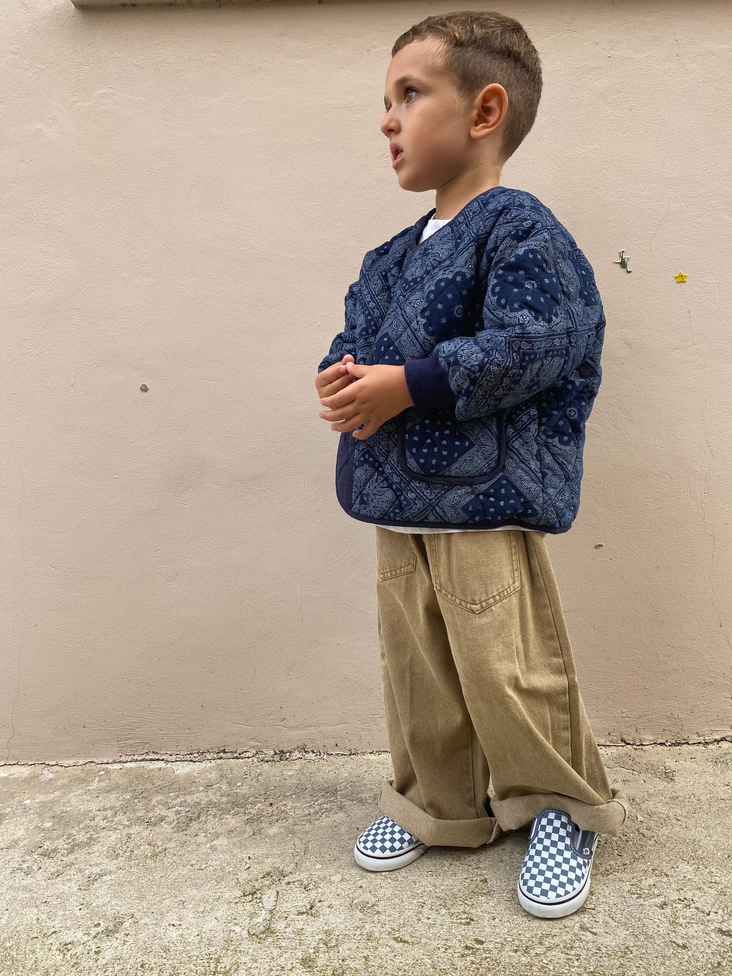 Pantalone in denim over