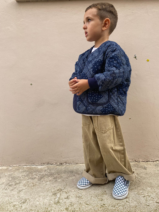 Pantalone in denim over