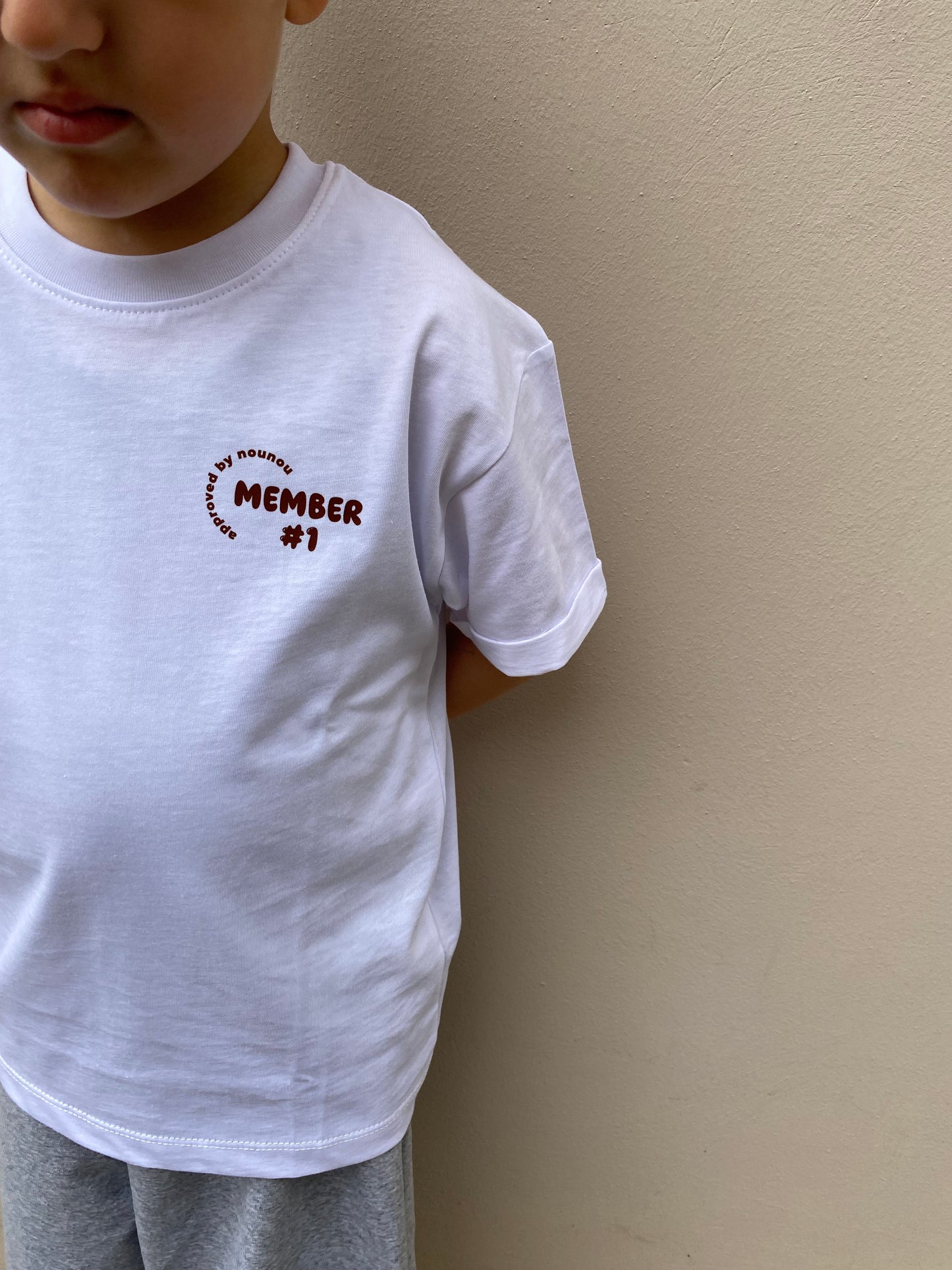 T-shirt pizza club marrone