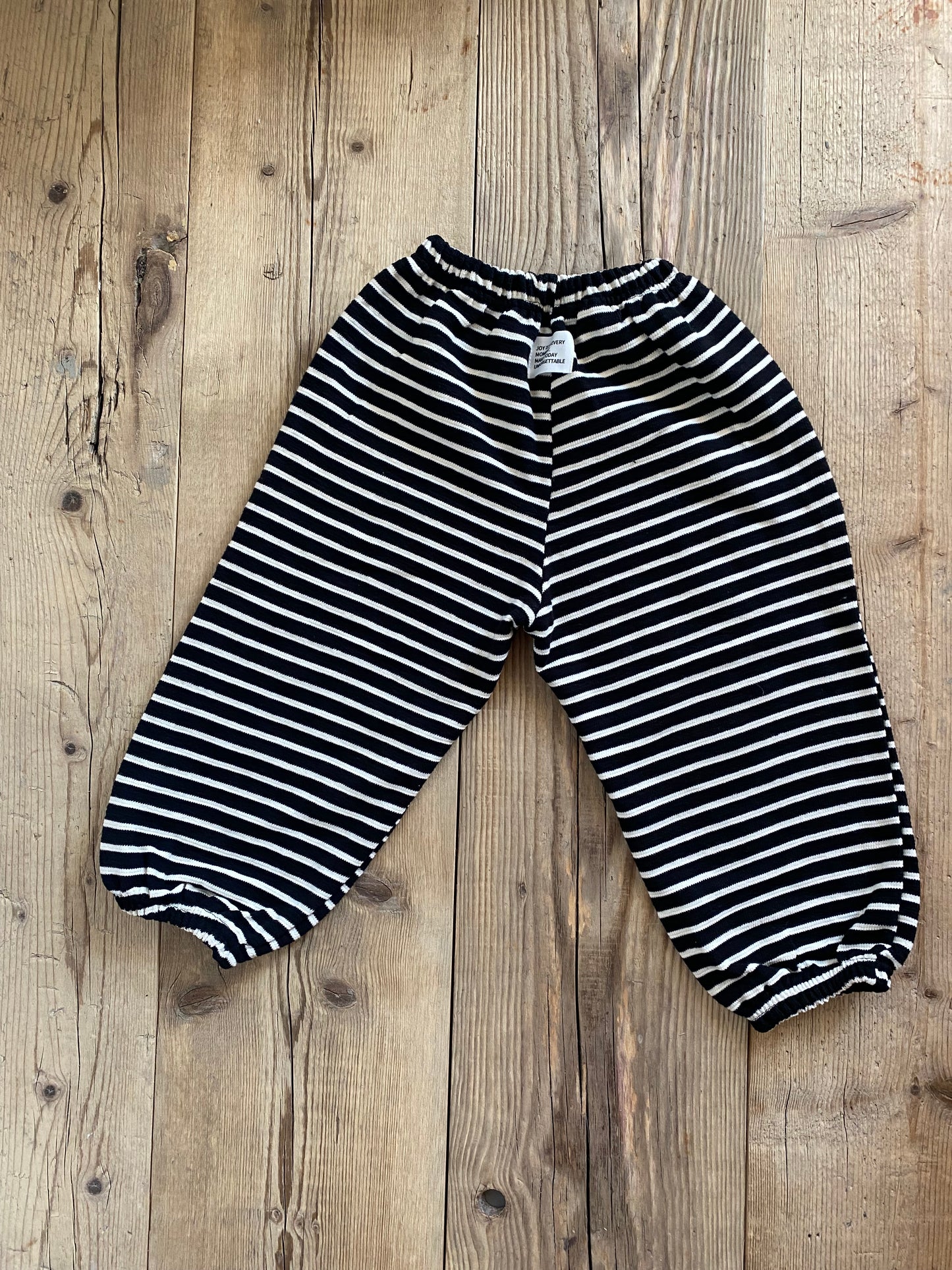 Pantalone righe nero