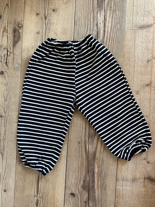 Pantalone righe nero