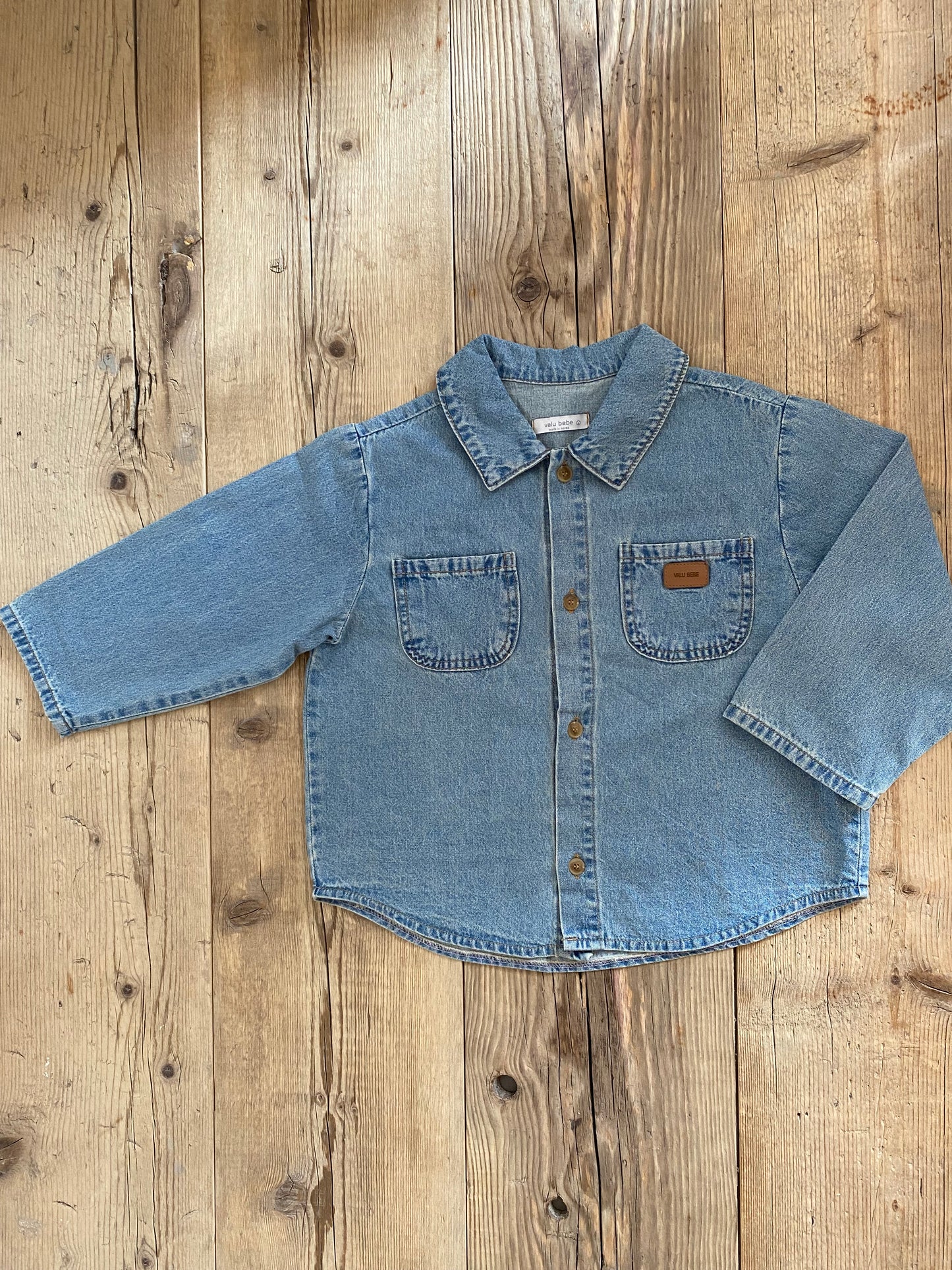 Giacca camicia in denim