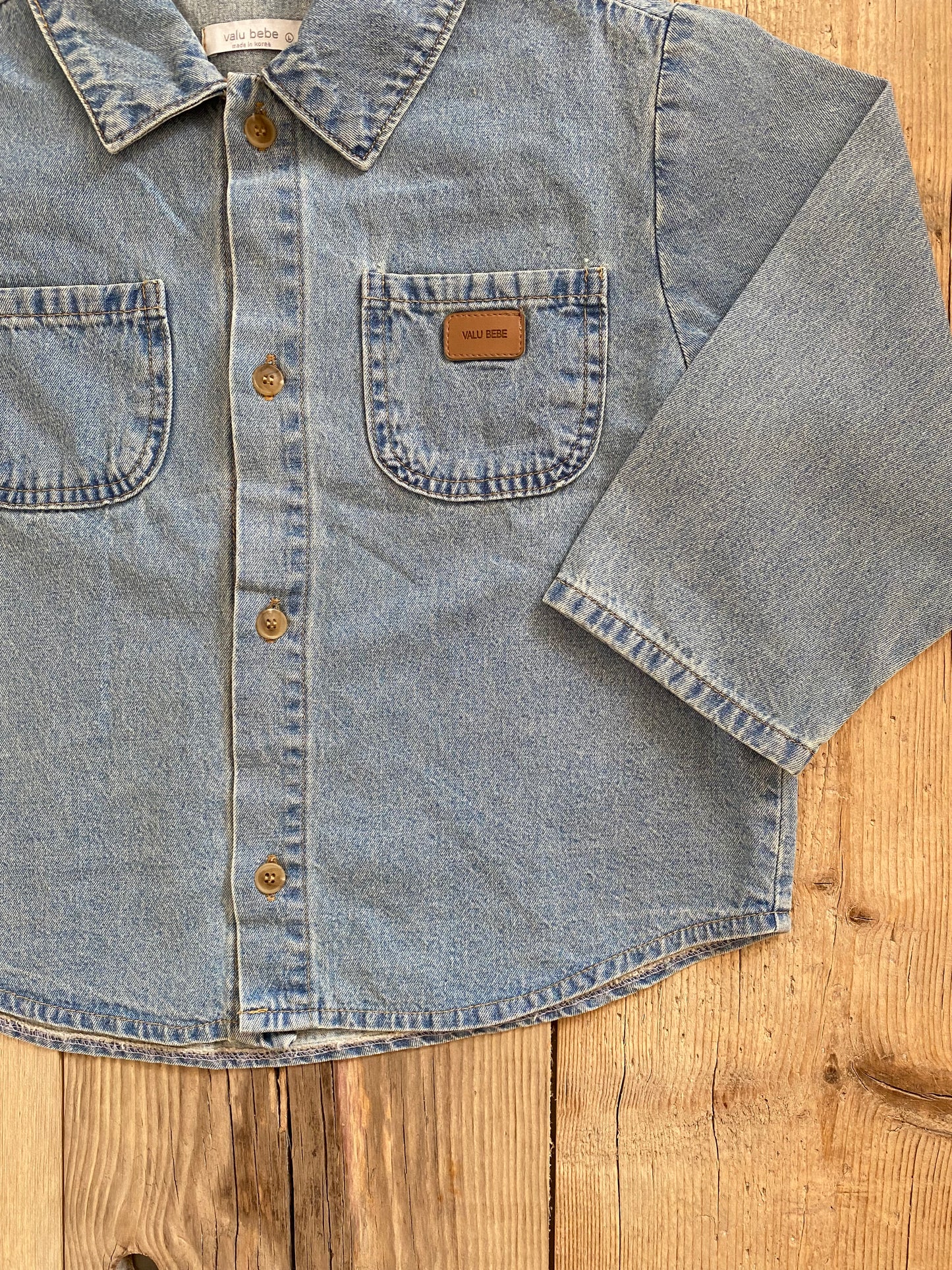 Giacca camicia in denim