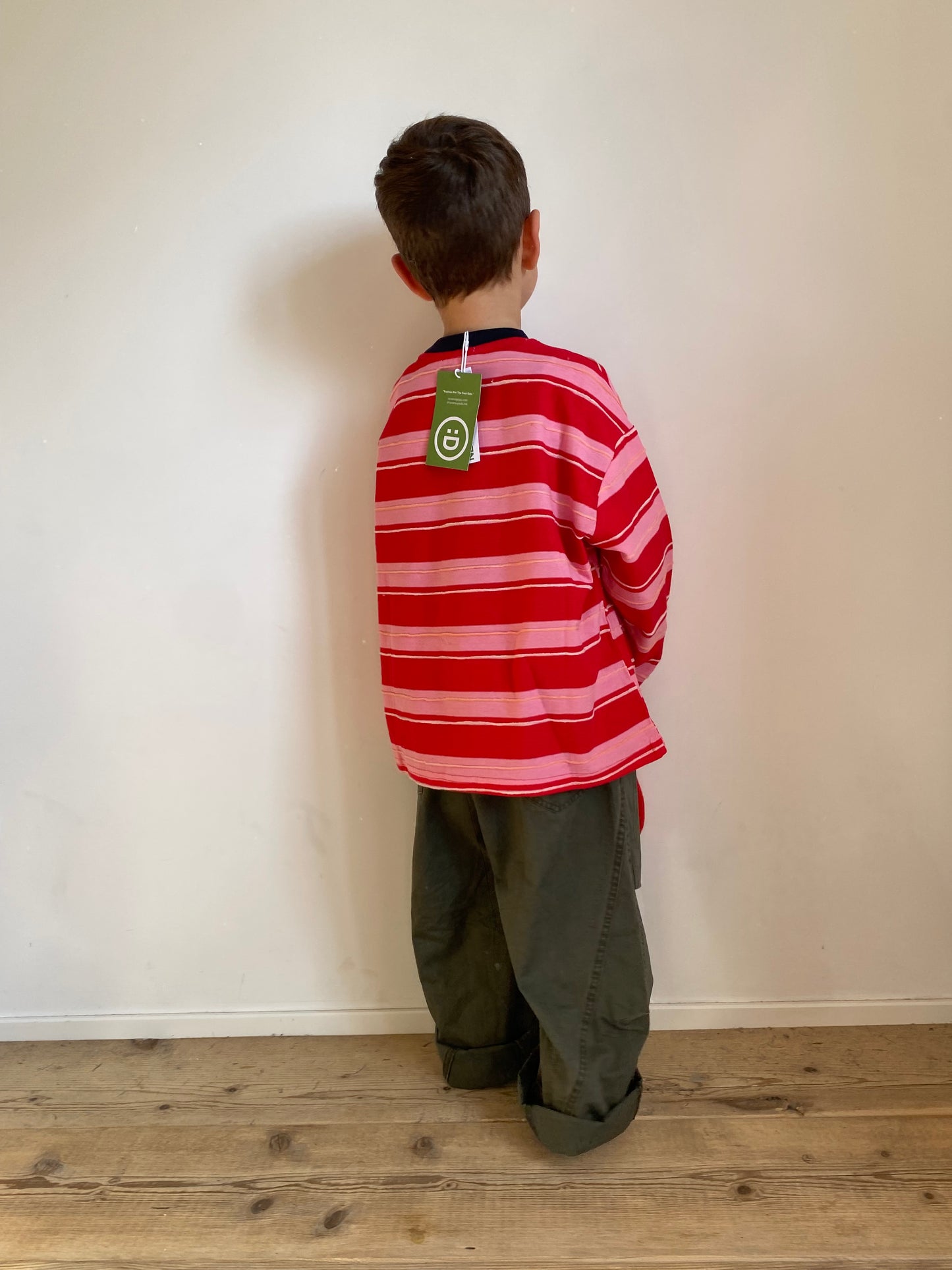 Straight oversize pants green