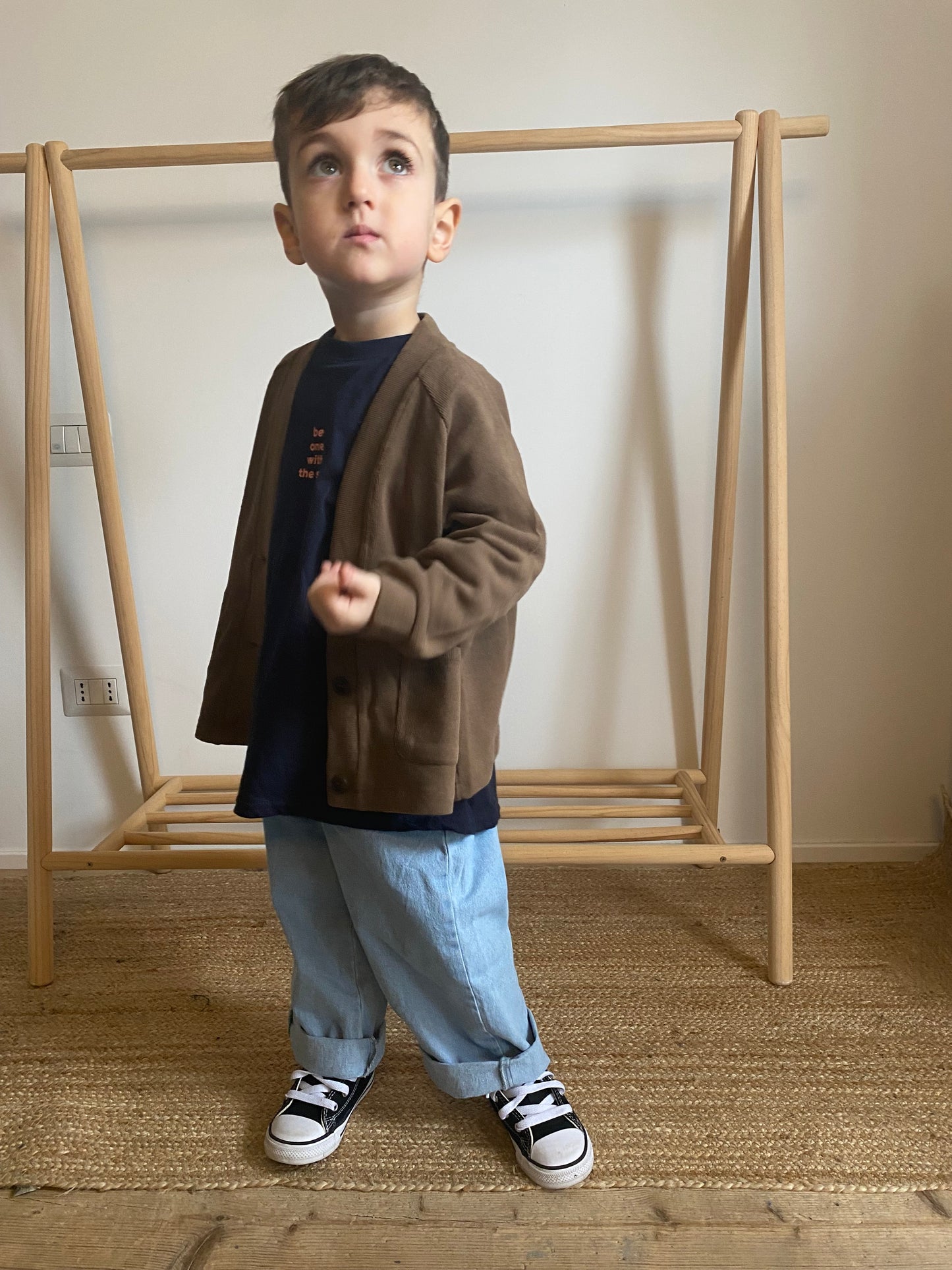 Cardigan con bottoni