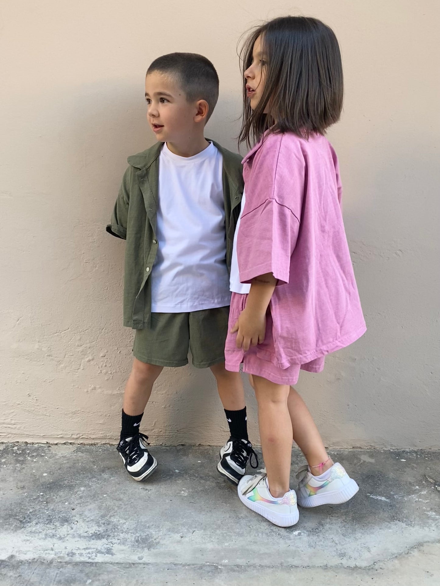 Set Coordinato shorts e camicia